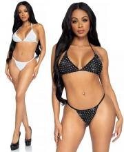 81636 Leg Avenue Tempest Bikini top G-string