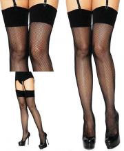 9106 Leg Avenue Spandex fishnet stockings comfort band